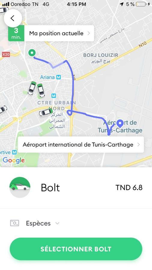 Apartment Tunis 1 Near Airport 艾尔亚奈 外观 照片